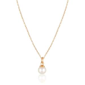 Linda Tahija Cleo Pearl Necklace - Gold | Adjustable