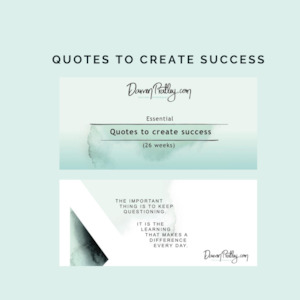 Business consultant service: Quotes to Create Success Calendar