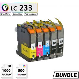 Premium compatible Brother LC231 LC233 XL Value Pack