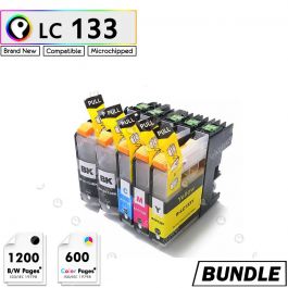 Premium compatible Brother LC131 LC133 XL ink cartridge