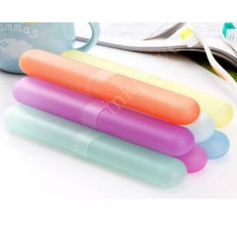 2pc Protect Holder Portable Travel Hiking Camping Toothbrush Case Box Tube Cover