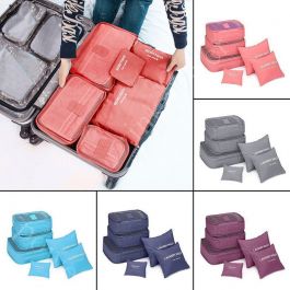 6Pcs Travel Storage Bags for clothes Luggage Packing Organiser NZ