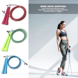 Adjustable Fitnesss 3M Steel Wire Speed Skipping Rope