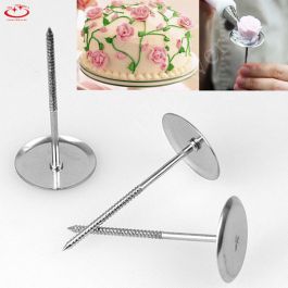 DIY Piping Flower Nail Icing Cream Bake Cake Decorating Nail Cupcake Pastry Tool