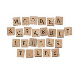 Wooden Scrabble Tiles Black Letters Numbers For Crafts Wood Alphabets