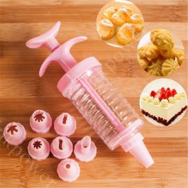 8 Pieces Cake Decorating Kit with 6 Decorating Icing Nozzles