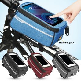 Bicycle Cycling Bike Front Top Tube Frame Bag MTB Waterproof Phone Holder Case