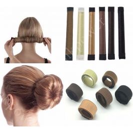 Computer peripherals: 2pcs Glamza Women's Magic Hair Bun Snap French Twist INKPOWER NZ