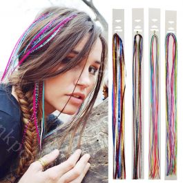 Computer peripherals: 1 Pack 90CM Mix Color Hair Braided Hair Knitting Ropes INKPOWER NZ