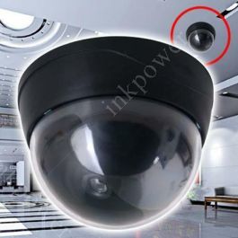 Dummy Camera Fake Security CCTV Dome Camera with Flashing Red LED