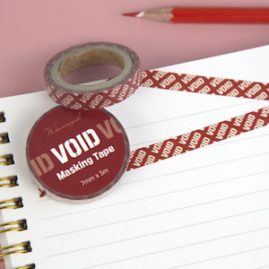 Stationery: Self Censored Masking Tape - Void