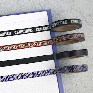 Stationery: Self Censored Masking Tape - Top Secret