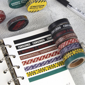 Stationery: Self Censored Masking Tape - Confidential