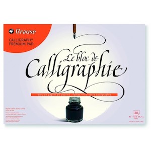 Stationery: Calligraphy Pad - A5