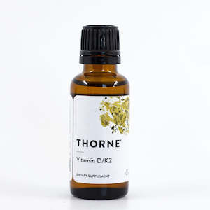 Thorne Research: Vitamin D + K2 Liquid