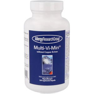 Allergy Research: Multi-Vi-Min without Copper & Iron