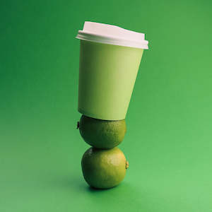 Single Walled Hot Cup - Lime