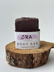 Purple Clay & Lavender Body Bar