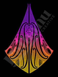 Haika print (Purple,Pink and yellow)