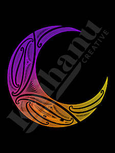 Atarau Print (Purple,yellow and pink)