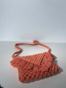 Nga Ao E Rua: Medium Macrame Bag (With Zip Case)