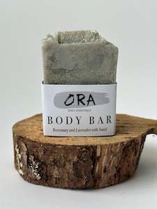 Ora Body Essentials: Rosemary & Lavender with Sand Body Bar