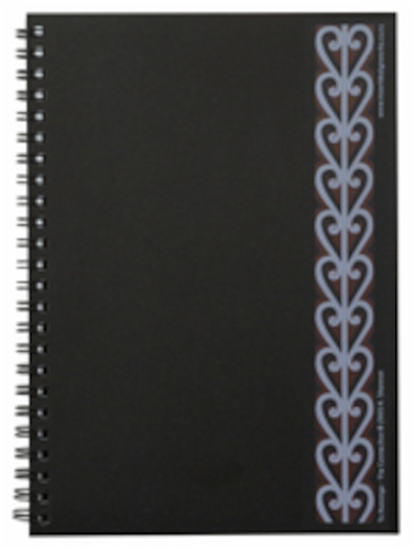 A5 Te Hononga Black Notebook