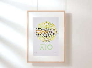 Puha Prints: ĀIO WHITE