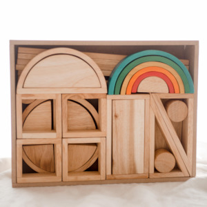 Wooden Hollow Block Set