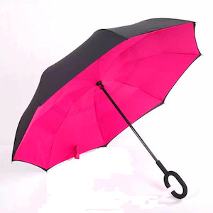 Bright Pink Reversible Umbrella