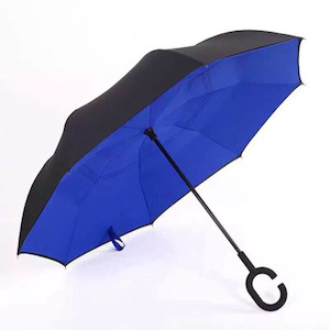 Dark Blue Reversible Umbrella