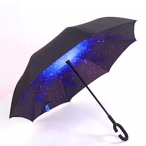 Stars Sky Reversible Umbrella