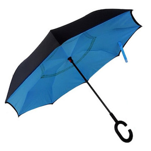 Teal Blue Reversible Umbrellas