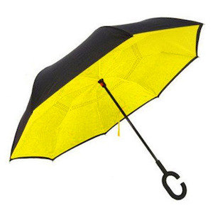 Yellow Reversible Umbrellas