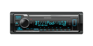 Kenwood Single Din DMR With Bluetooth (3x 3.5v Preout) InSounds