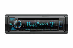 Kenwood Single Din CD/Bluetooth (3 x Preout) InSounds