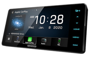 Kenwood Wired Android Auto & Wired Apple CarPlay 200mm 7" WVGA Headunit InSounds