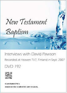 David Pawson - New Testament Baptism (1DVD)