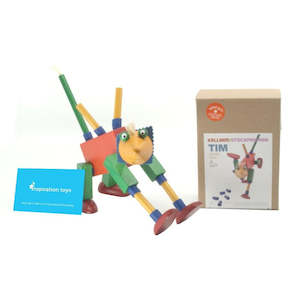 Wooden construction toys for kids - der Tim