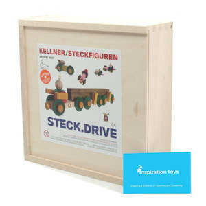 Wooden construction toys for kids - steck.drive