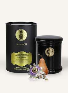 Surmanti: Pear and Passionflower Long Burning Candle