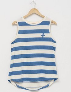 Capri Blue Stripe Tank