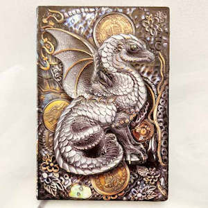 Books And Stuff: 3D Embossed Dragon Journal