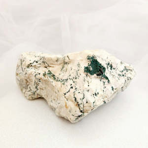 Moss Agate Rough Rock (approx. 19x11.3cm)