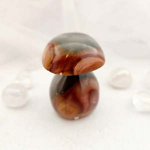 Polychrome Jasper Mushroom (approx. 6.9x4.6cm)