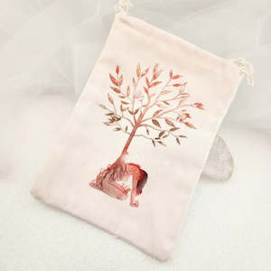 Everything Else: Woman Grounding Drawstring Bag