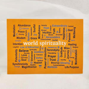 Books And Stuff: World Spirituality Postcard