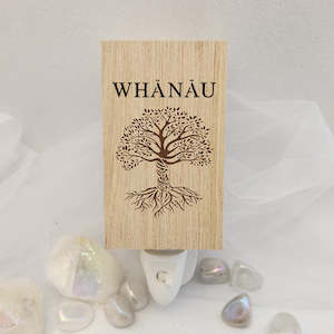 Whanau Wood Plug in Night Light