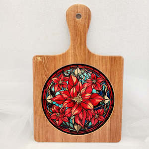 Poinsettia Trivet (approx. 28x18cm)