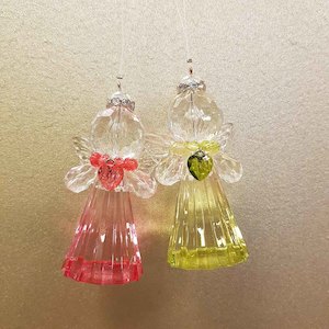 Inspirational Heartfelt Gifts: Hanging Angel with Heart (approx. 4.5x7x4cm )